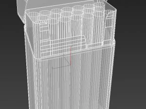 cigarettes lm blue 3D Model