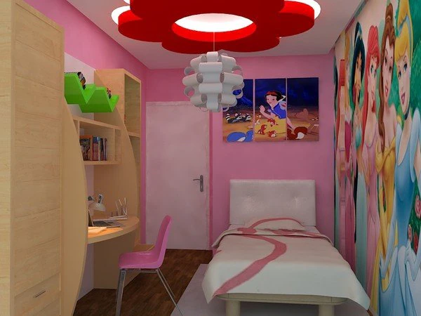 kids room 3d realistic 3D Model .c4d .max .obj .3ds .fbx .stl .blend 