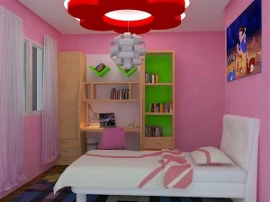 kids room 3d realistic 3D Model