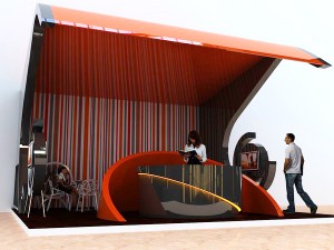stand design 3d Modello 3D
