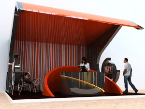 stand design 3d 3D Model