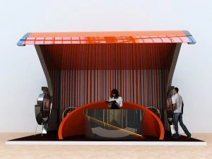 stand design 3d 3D Model