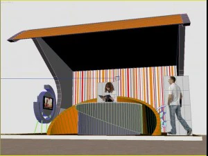 stand design 3d 3D Model