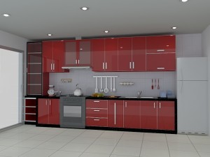 kitchen design 3d Modèle 3D