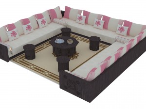 moroccan lounge 3d 3D Модель