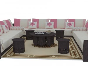 moroccan lounge 3d 3D Model