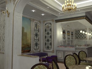 cafe pastry design 3d 3D Model
