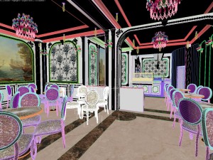 cafe pastry design 3d 3D Model