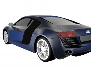 audi r8 3D मॉडल