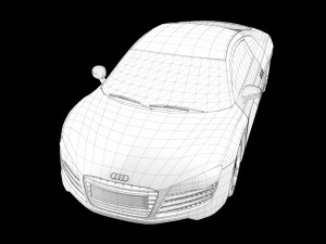 audi r8 3D मॉडल