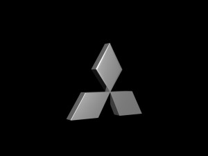 mitsubishi emblem Modelo 3D