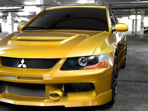 mitsubishi lancer evo ix Model 3D