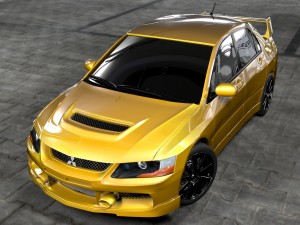 mitsubishi lancer evo ix Model 3D