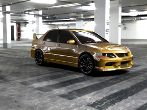mitsubishi lancer evo ix Model 3D