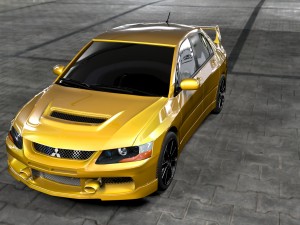mitsubishi lancer evo ix Model 3D