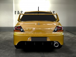 mitsubishi lancer evo ix Model 3D