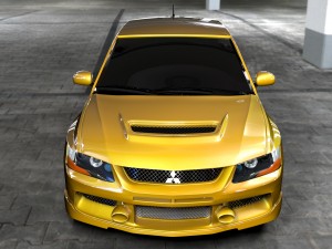 mitsubishi lancer evo ix Model 3D