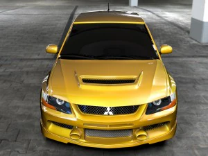 mitsubishi lancer evo ix 3D Model