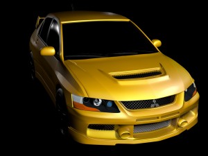 mitsubishi lancer evo ix Model 3D