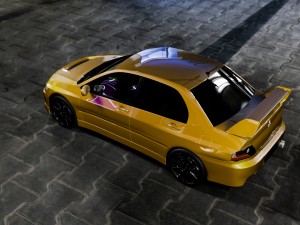 mitsubishi lancer evo ix Model 3D