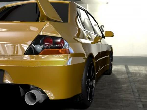 mitsubishi lancer evo ix 3D Model