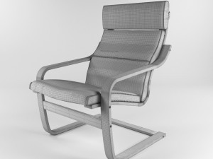 ikea pong chair 3D Model