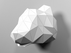 panda polygonal 3D Model