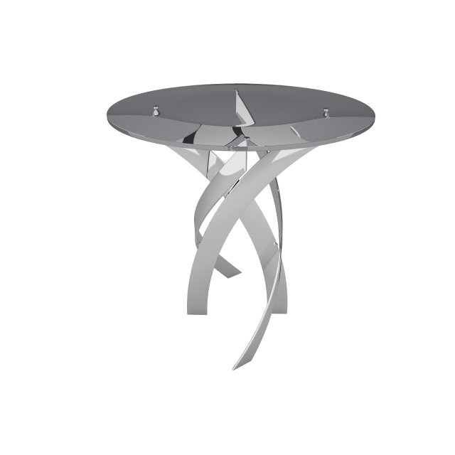 chromeglasstable 3D Model .c4d .max .obj .3ds .fbx .stl .blend