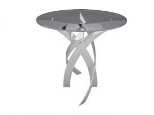 tavolo in vetro cromato Modello 3D