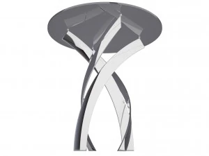 chromeglasstable 3D Model