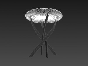 chromeglasstable 3D Model