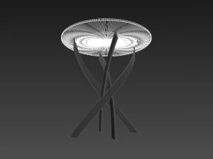 chromeglasstable 3D Model