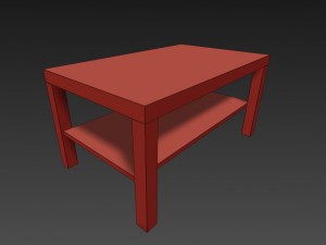 lakktable Model 3D