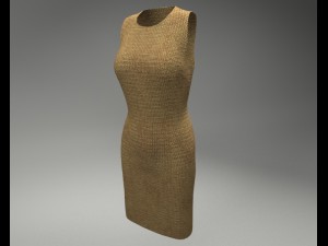 basic dress 3D Model