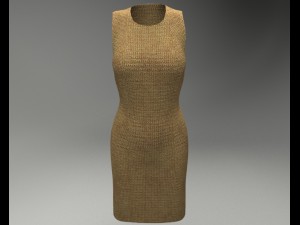 basic dress 3D Модель