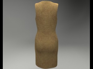 basic dress 3D Модель