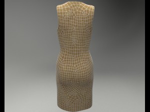 basic dress 3D Модель