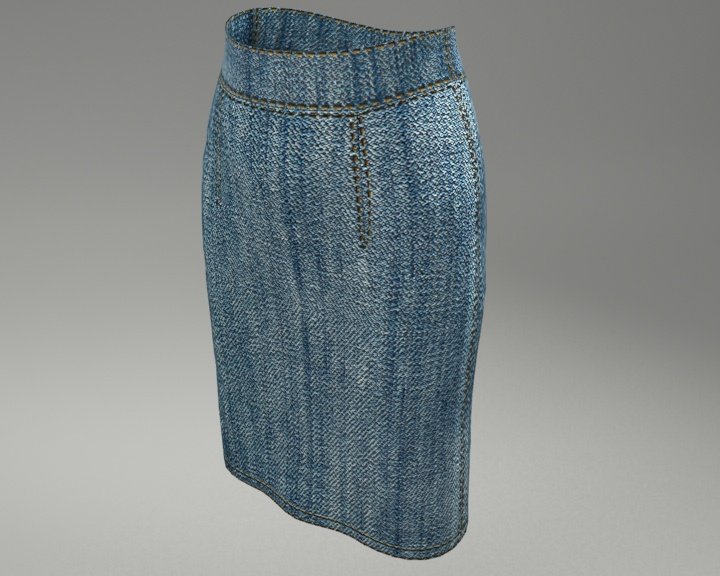Basic Skirt Free 3d Model In Clothing 3dexport