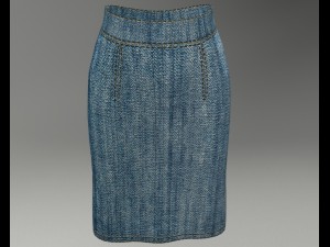 basic skirt Modelo 3D