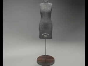 sewing mannequin stand size 38 3D Model