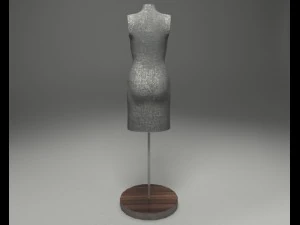 sewing mannequin stand size 38 3D Model