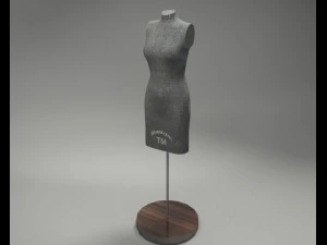 sewing mannequin stand size 38 3D Model