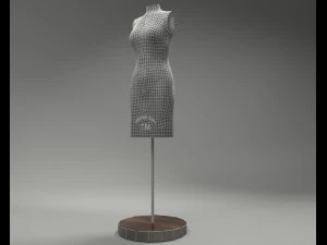 sewing mannequin stand size 38 3D Model