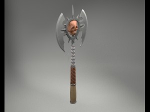 medieval axe Model 3D