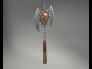 средневековый топор 3D Модель
