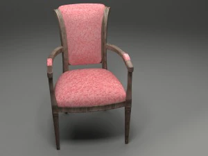 dining arm chair 3D Model