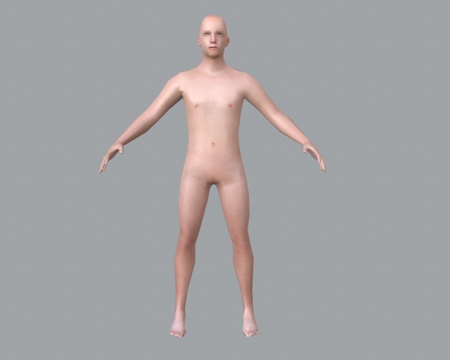 basic male 3D मॉडल .c4d .max .obj .3ds .fbx .stl .blend 