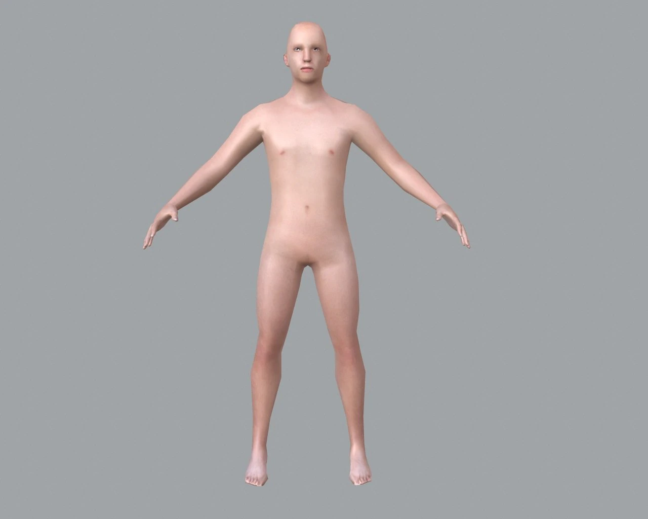 basic male 3D Model .c4d .max .obj .3ds .fbx .stl .blend