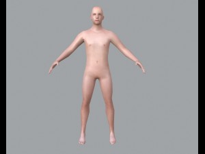basic male Modelo 3D