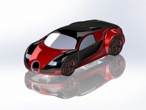 bugatti 3D Print Model